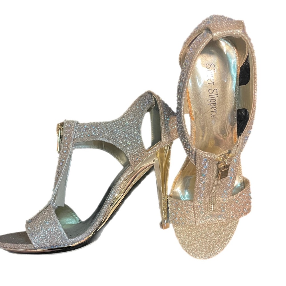 Rhinestone Stiletto Heels